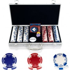 Trademark Poker 300 11.5g Holdem Poker Chip Set With Aluminum Case   551864923